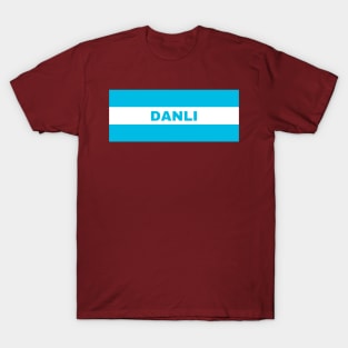 Danli City in Honduras Flag Colors T-Shirt